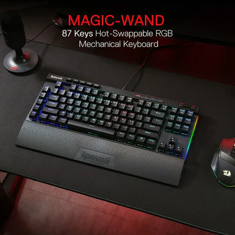 Redragon K587, RGB MAGIC-WAND PRO Mechanical Gaming Keyboard