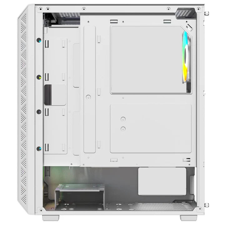 Twisted Minds Apex-03 Mid Tower, 3*120mm ARGB Fan Gaming Case - White