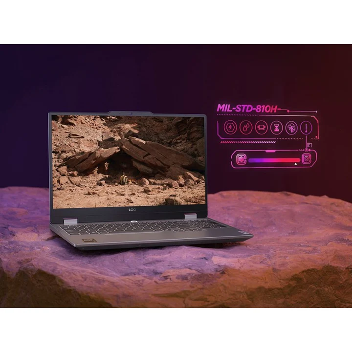 لابتوب الألعاب Lenovo LOQ 15ARP9 15.6" FHD IPS، 144Hz، وحدة المعالجة المركزية Ryzen 7 7435HS، RTX 4060 8GB، ذاكرة الوصول العشوائي 16GB DDR5
