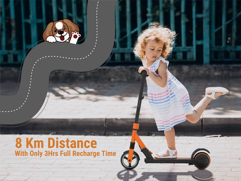 Porodo Lifestyle Kids Electric Scooter (130W, 14km/h, 8km Range, Ages 6–12)