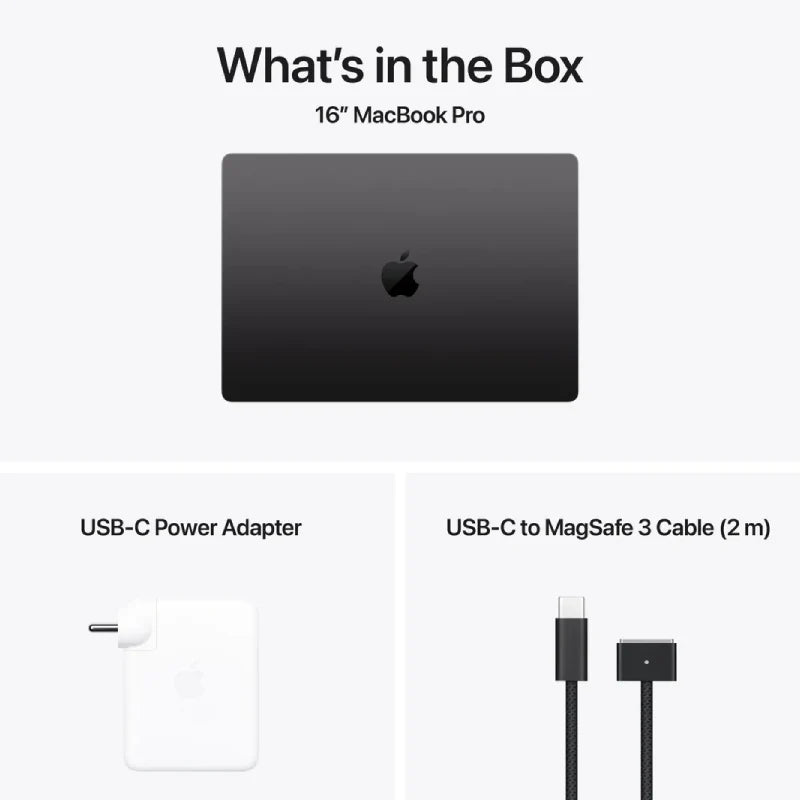 Apple MacBook Pro - 16.2" / M4 Pro / 14-Core CPU / 20-Core GPU / 48GB RAM / 512GB SSD / Space Black / 1YW