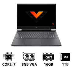 كمبيوتر محمول للألعاب HP Victus 16-R0008NE - شاشة 16.1 بوصة QHD / معالج i7 / ذاكرة 16 جيجابايت / سعة 1 تيرابايت (محرك أقراص SSD NVMe M.2) / بطاقة رسومات RTX 4060 8 جيجابايت VGA / نظام التشغيل Windows 11 Home / سنة واحدة / فضي ميكا - كمبيوتر محمول