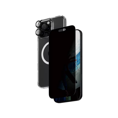 PanzerGlass® 3-in-1 Privacy Protection Bundle PG Ultra Wide Fit Privacy SP | Hoops™ | HardCase for iPhone 16 Pro Max