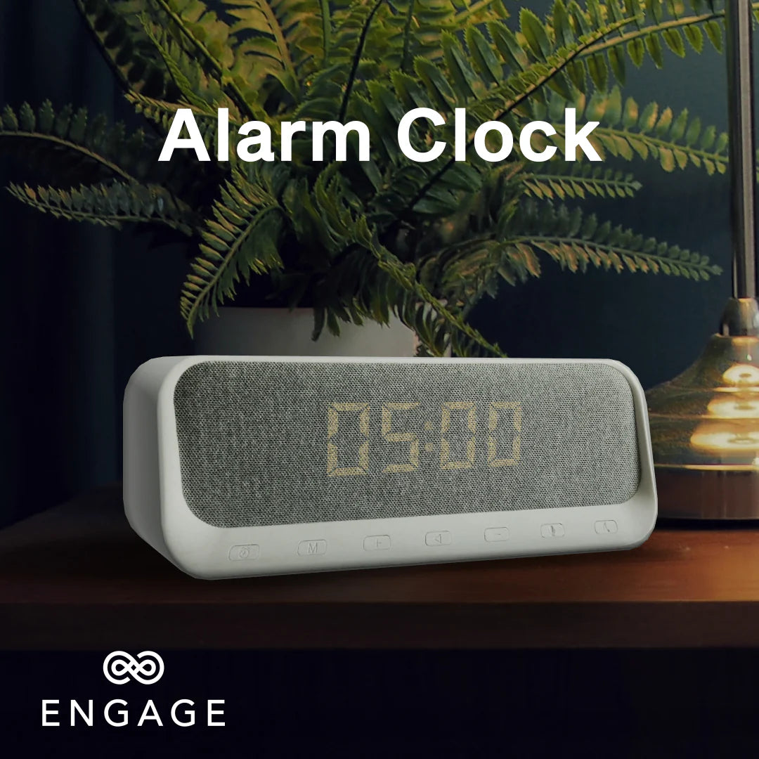 Engage, Multifunctional Bluetooth Speaker with Digital Alarm Clock