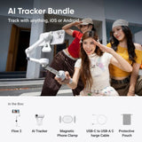 Insta360 Flow 2 AI Tracker Bundle - Stone Gray