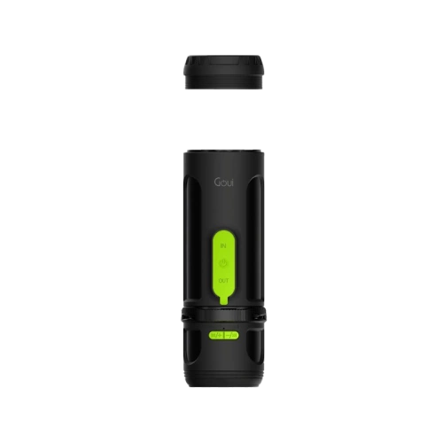 Goui Camp 4000 mAh Power Bank With Camp Light and Speaker - Black