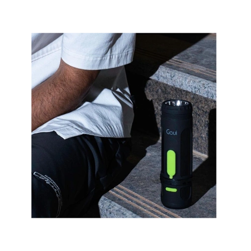 Goui Camp 4000 mAh Power Bank With Camp Light and Speaker - Black