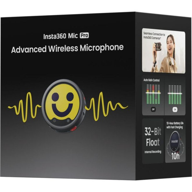 Insta360 Mic Pro Transmitter - Graphite Black