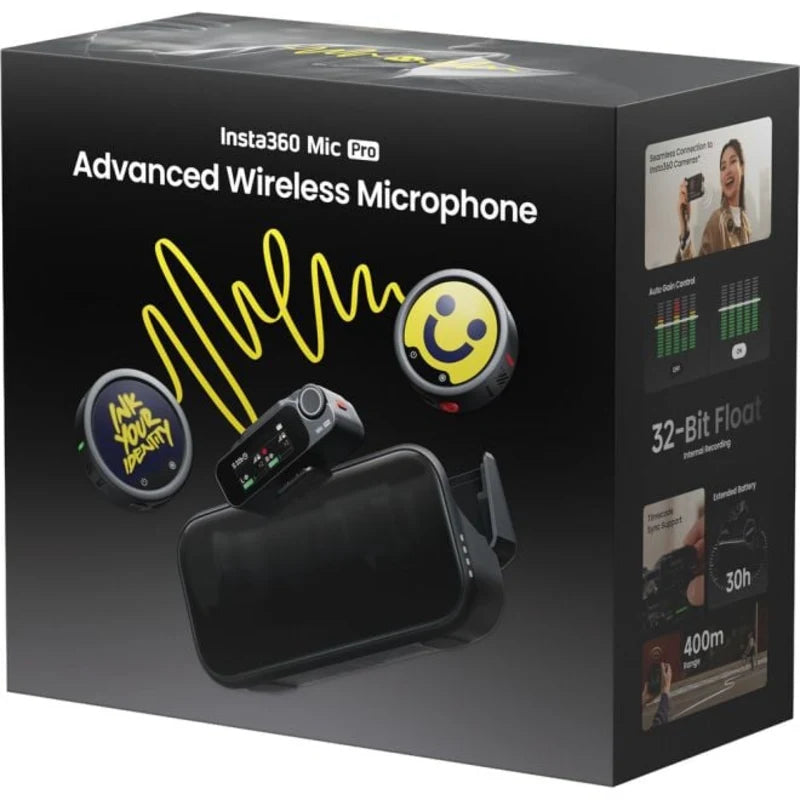 Insta360 Mic pro ( 2 TX + 1 RX )