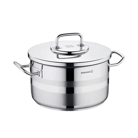 Korkmaz Astra2 A2029 Stainless Steel Casserole – 32x19 cm | 15.0L
