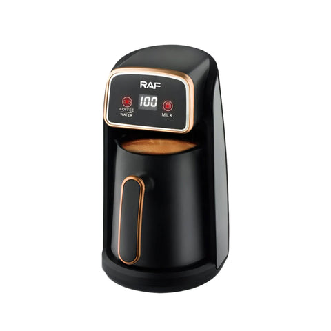 RAF Portable Electric Automatic Dual Turkish Coffee Pot Machine - 1,200 W - 1 L