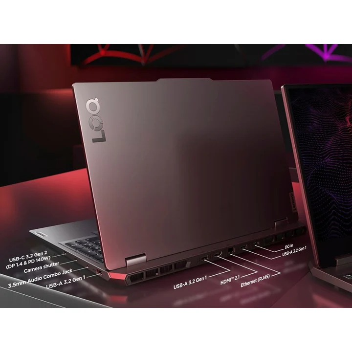 لابتوب الألعاب Lenovo LOQ 15ARP9 15.6" FHD IPS، 144Hz، وحدة المعالجة المركزية Ryzen 7 7435HS، RTX 4060 8GB، ذاكرة الوصول العشوائي 16GB DDR5