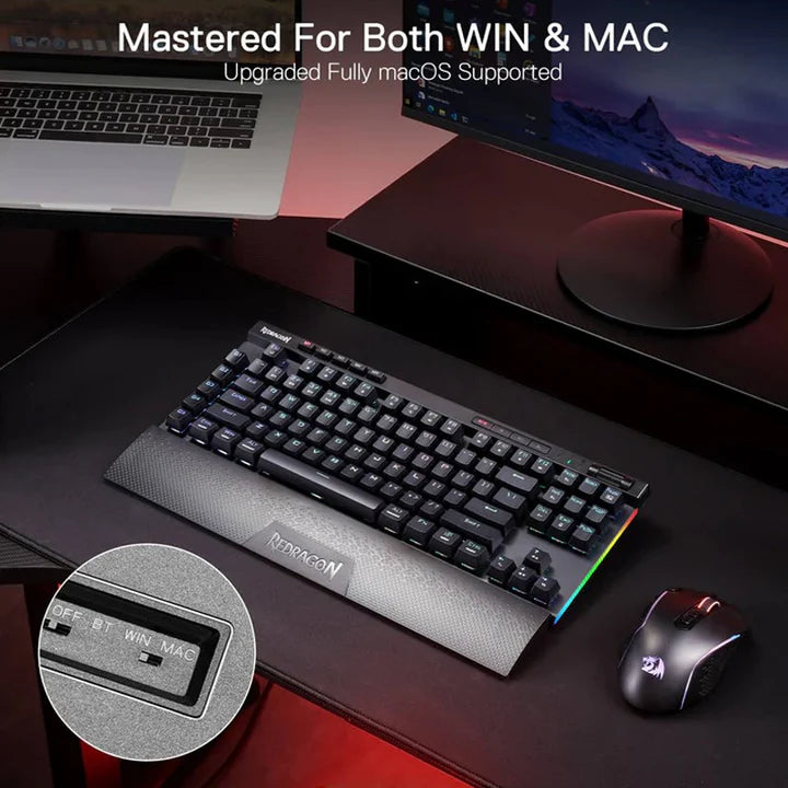 Redragon K587, RGB MAGIC-WAND PRO Mechanical Gaming Keyboard
