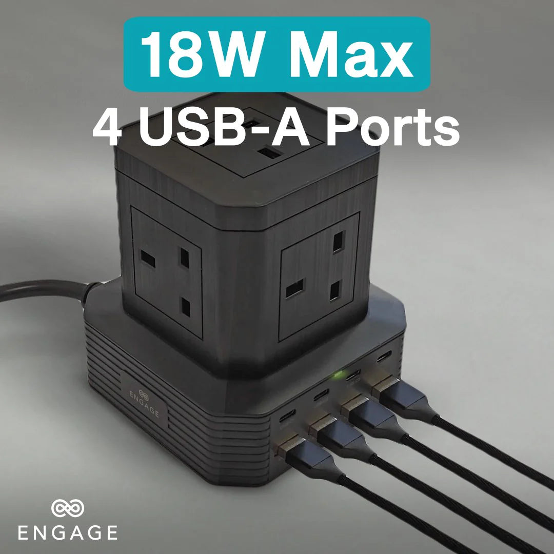 Engage, 13-in-1 Ports, GaN High-Speed Power Socket (65W)