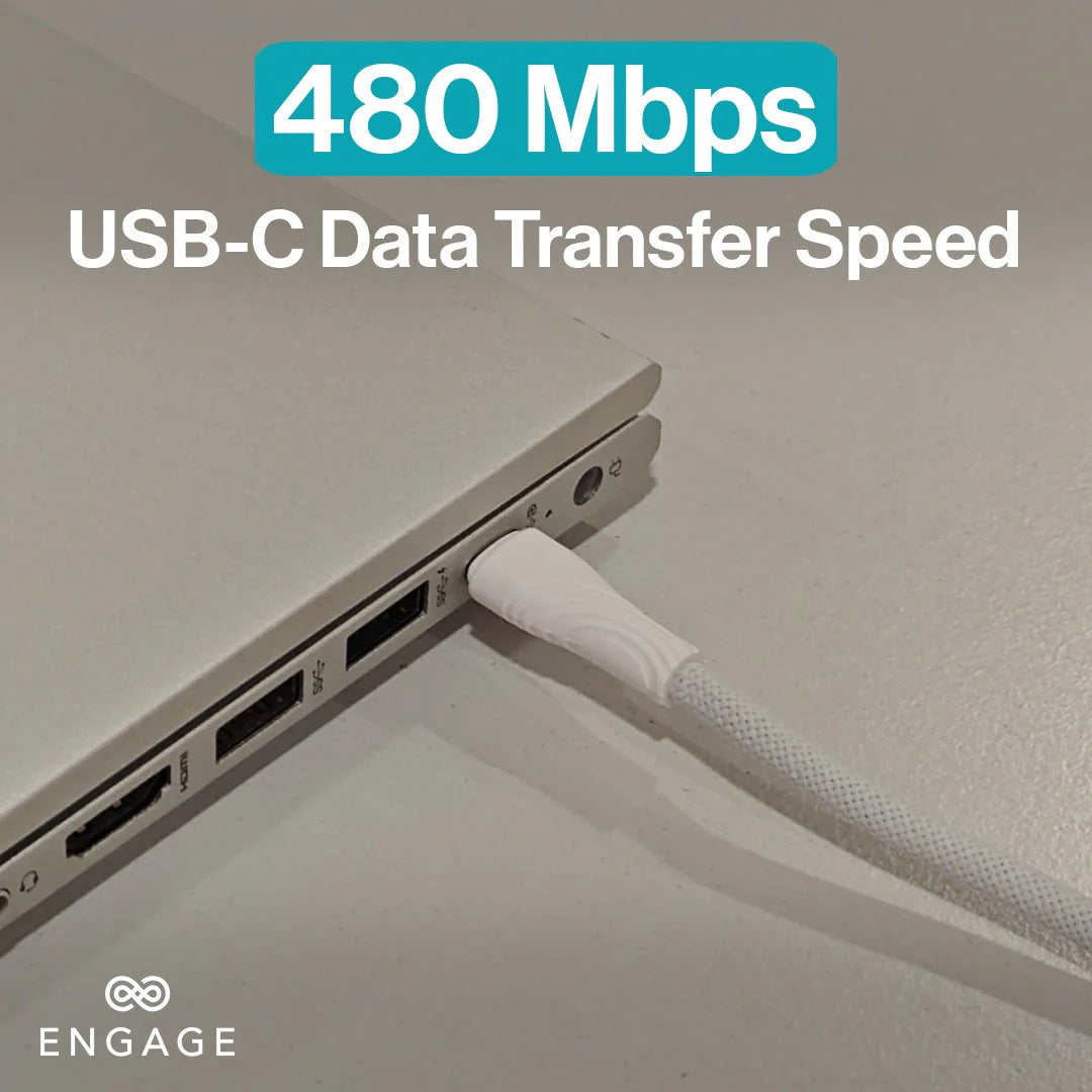 Engage, Magnetic USB-C Cable with Lightning Adapter (60W)