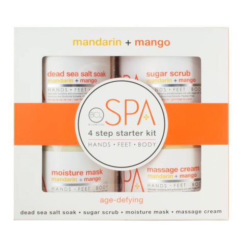 BCL spa mandarin & mango starter kit skin care unisex  4pcs