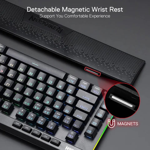 Redragon K587, RGB MAGIC-WAND PRO Mechanical Gaming Keyboard