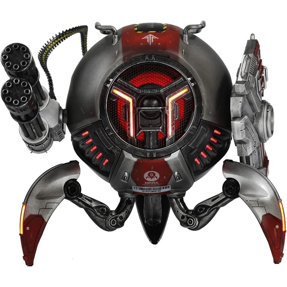 GravaStar Mars Pro Bluetooth 5.0 Speaker with Bass Boost and Stereo Sound - Special Edition Shark 14 Metallic Gray