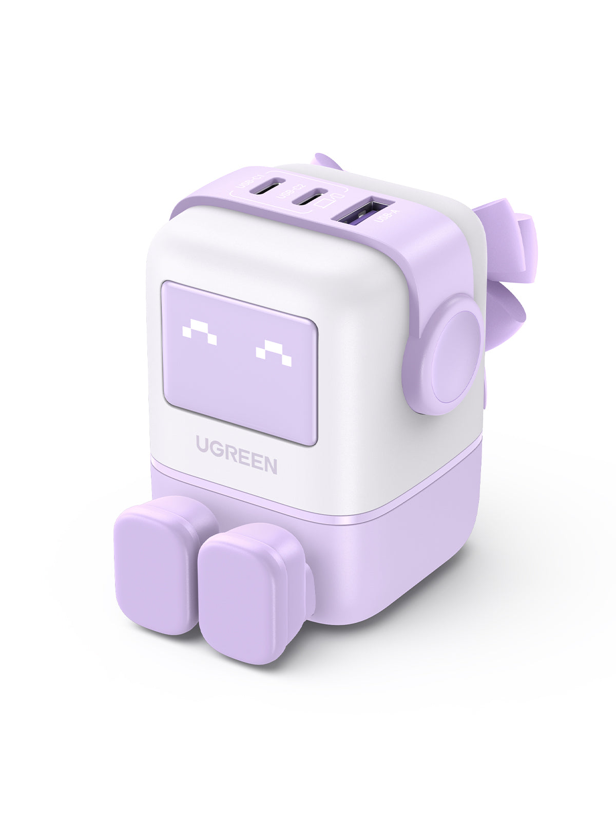 UGREEN Nexode RG 65W 3-Port GaN Fast Charger UK Purple CD361