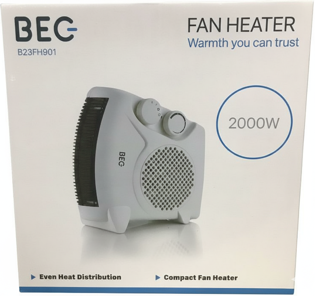 BEC B23FH901 Fan Heater - 2000W