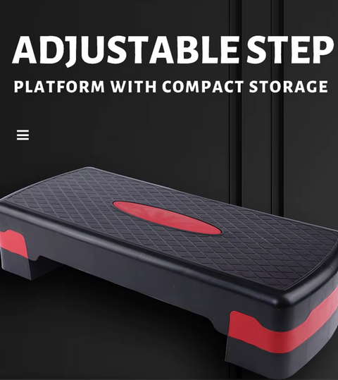 Adjustable Aerobic Stepper, Durable, Versatile, and Essential for Fitness