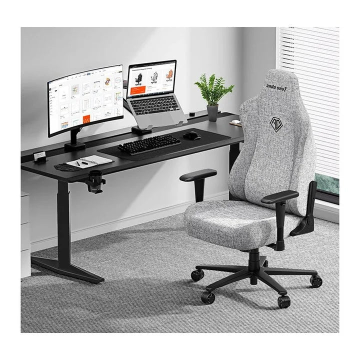 Andaseat Novis Gaming Chair, Fabric, XL - Grey