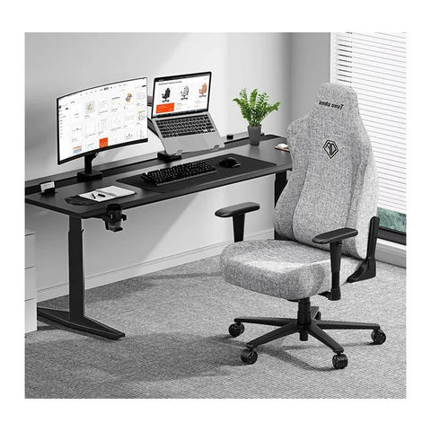 Andaseat Novis Gaming Chair, Fabric, XL - Grey