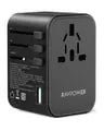 شاحن سفر RAVPower PD PIONEER بقوة 65 واط بثلاثة منافذ RP-PC1034