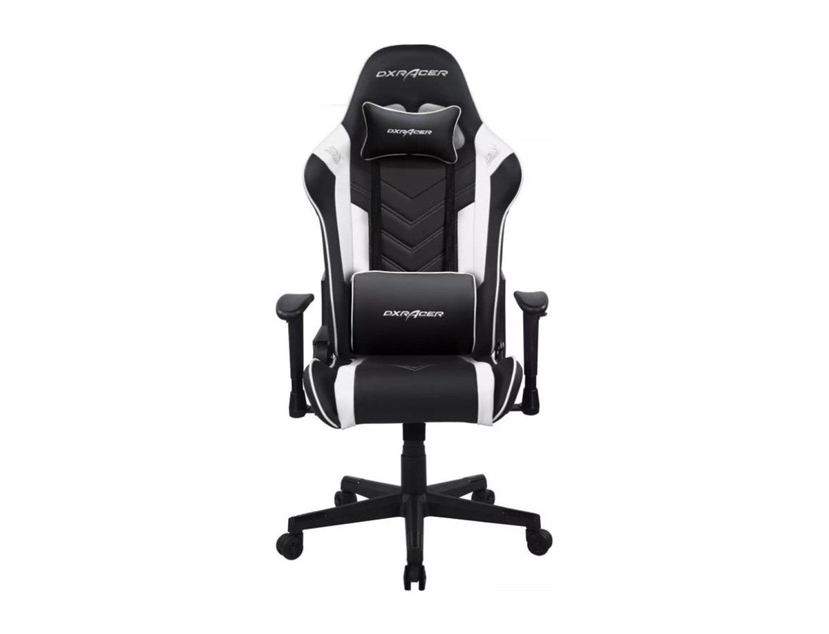 DXRacer Prince Series P132 Gaming Chair - Black/White - Level Up