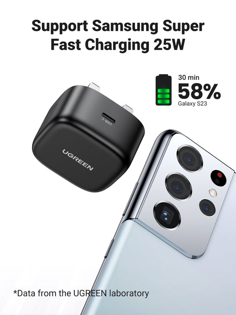 UGREEN PD 25w Fast Charger+USB Cable UK CD250