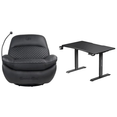 GamerTek Chill Pod - Black Edition with AndaSeat Xtreme Series Gaming Desk (140*75 cm)