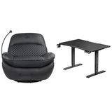 GamerTek Chill Pod - Black Edition with AndaSeat Xtreme Series Gaming Desk (140*75 cm)