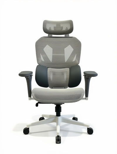 Sades Phoenix SA-AD10 Adjustable Mesh Gaming Chair with 6D Armrest - White