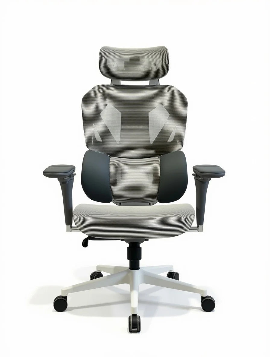 Sades Phoenix SA-AD10 Adjustable Mesh Gaming Chair with 6D Armrest - White