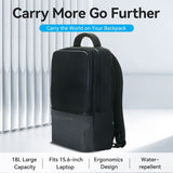 Vention Water-Repellent Laptop Backpack (43cm x 30cm x 14cm) Black