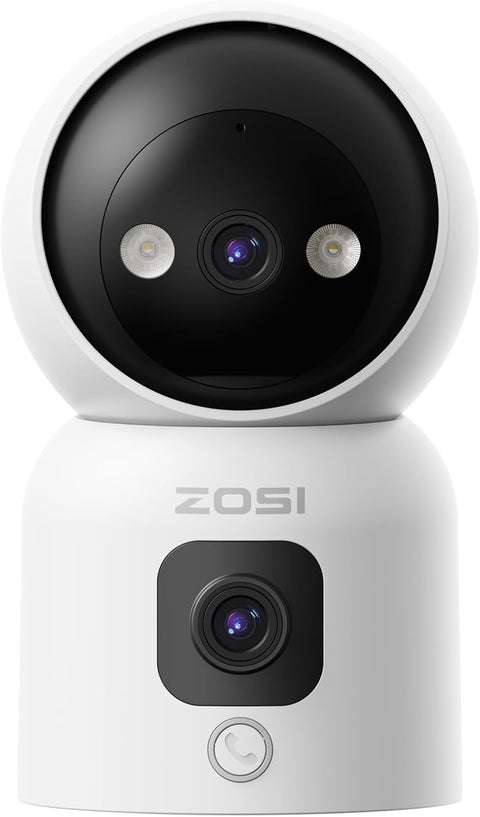 ZOSI INDOOR PT CAMERA WITH DUAL LENS 2MP+2MP