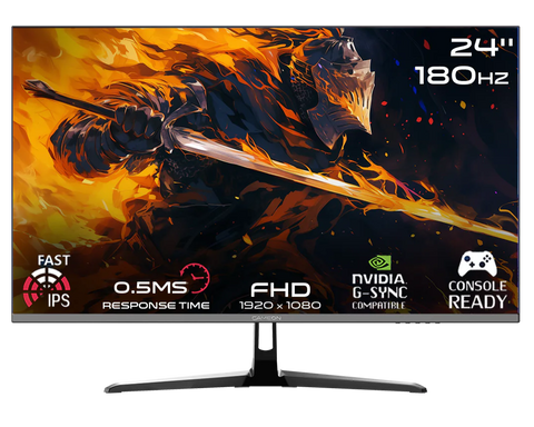 GAMEON GOPS24180IPS 24" FHD, 180Hz, 0.5ms, Fast IPS, HDMI 2.0, Gaming Monitor