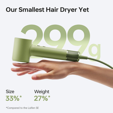 Laifen Mini Compact High-Speed Hair Dryer 1100W - 19m/s - 110,000 RPM