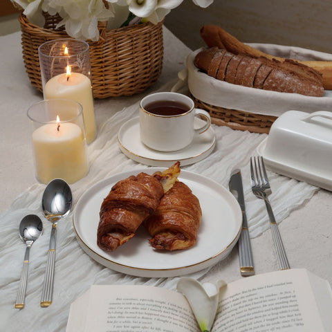 Arshia TM287GS-3090, Cutlery Set 86pcs – Gold & Silver Finish