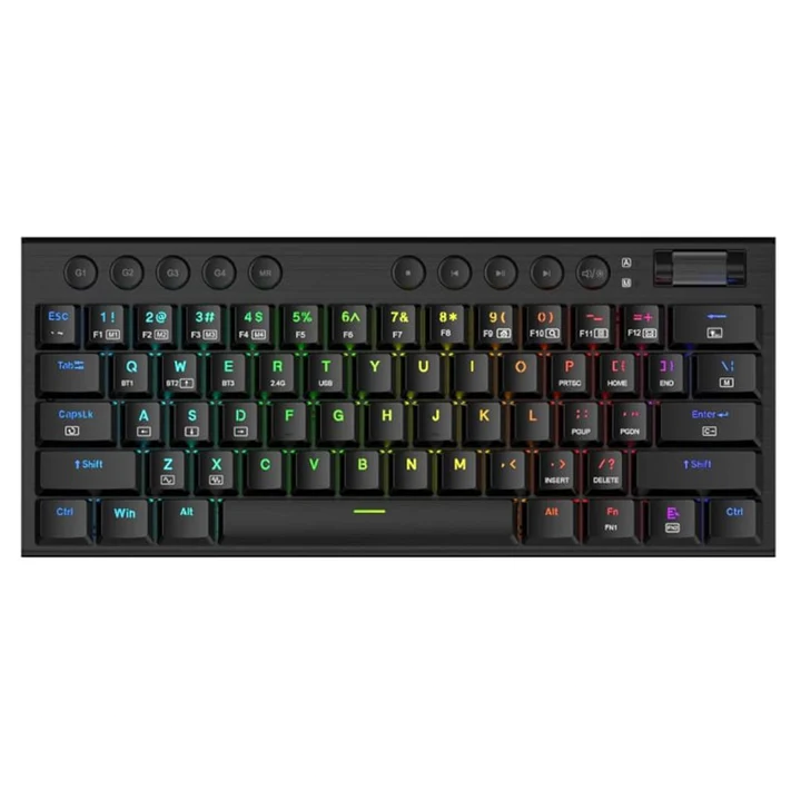 Redragon K632, Noctis Pro RGB Red Switches, Wireless Gaming Keyboard - Black