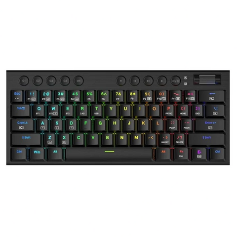 Redragon K632, Noctis Pro RGB Red Switches, Wireless Gaming Keyboard - Black