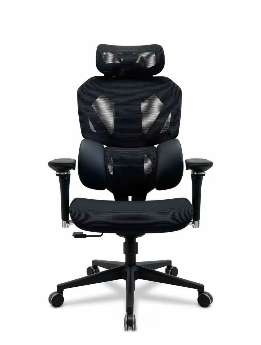 Sades Phoenix SA-AD10 Adjustable Mesh Gaming Chair with 6D Armrest - Black