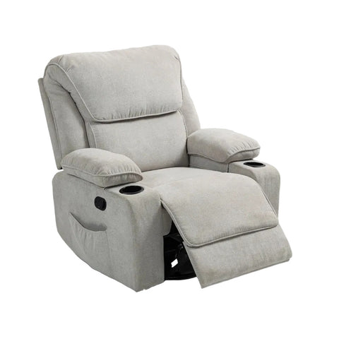 Black Bull Premium Sofa Swivel Rocker Recliner – Fabric
