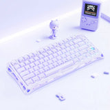 جرافيستار لوحة مفاتيح الألعاب ميركوري في 75 75% بمفاتيح مغناطيسية بتقنية تأثير هول - بنفسجي