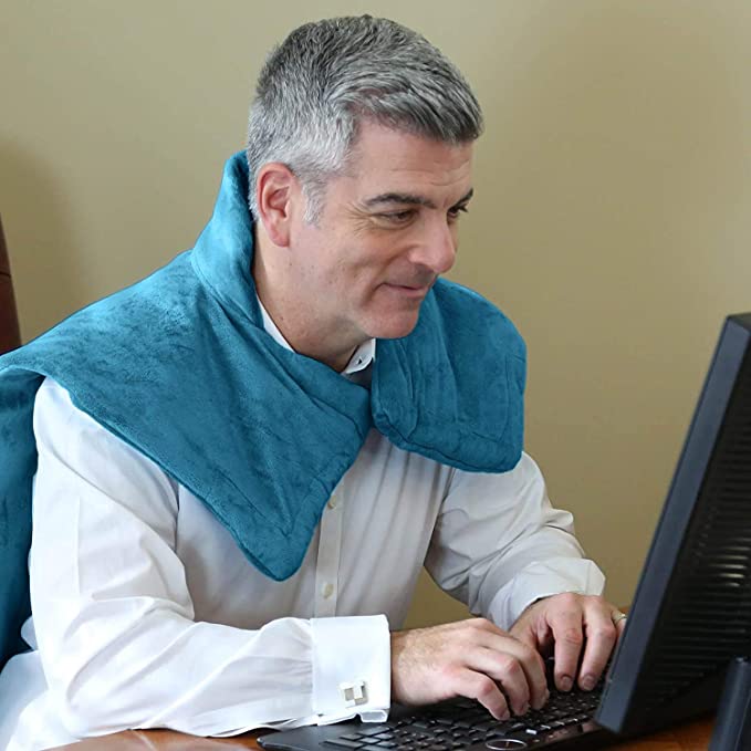 Thermapulse, Relief Wrap Massager with Padded Heating Technology, 2 Heat & 4 Massage Settings, Auto Shutdown