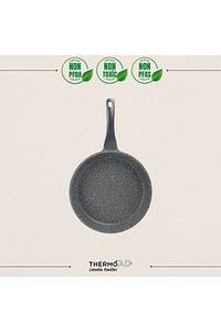 Thermo AD - Granite Fry Pan Set - 30 / 32 cm - 2 pcs - Dark Gray