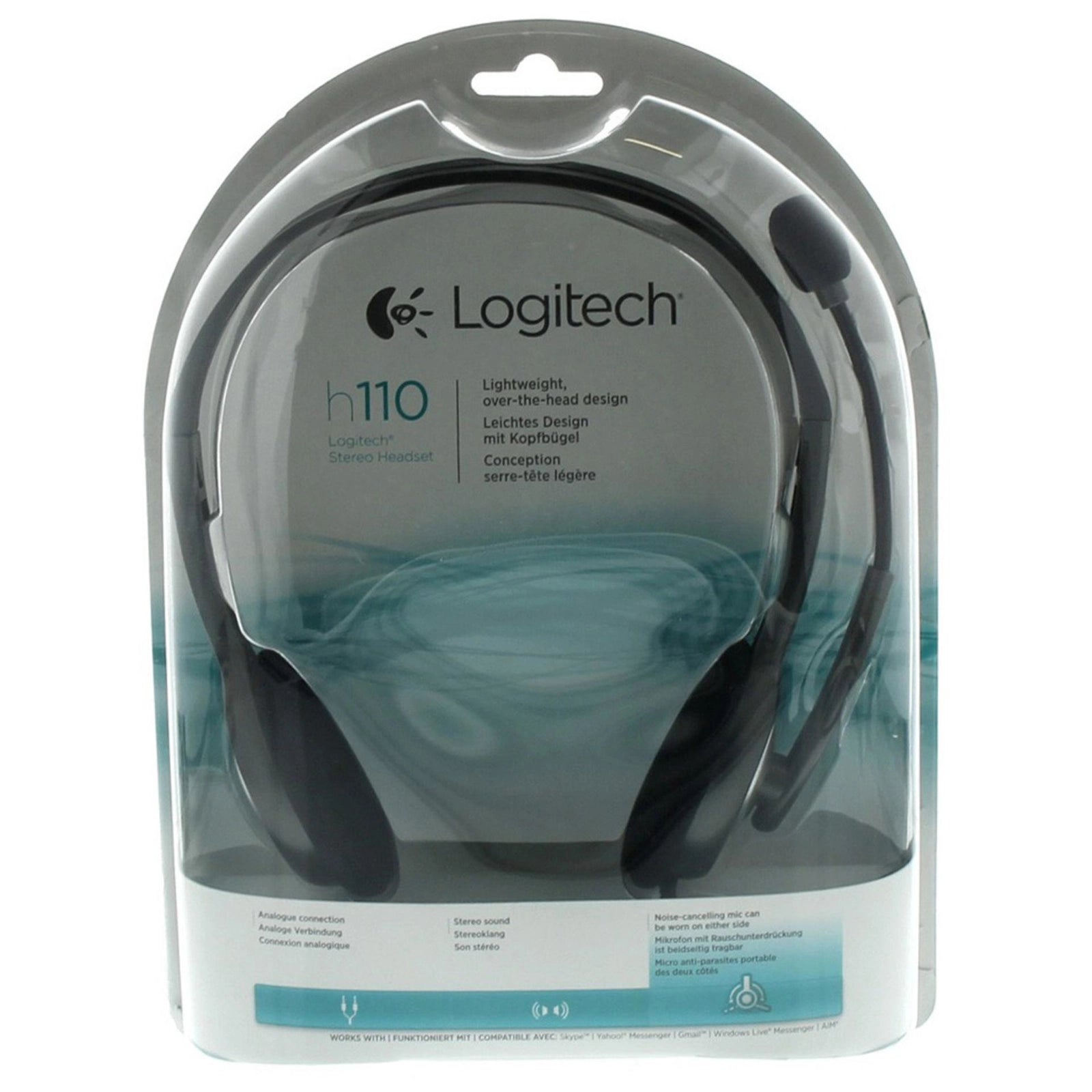 سماعة الرأس ستيريو Logitech H110