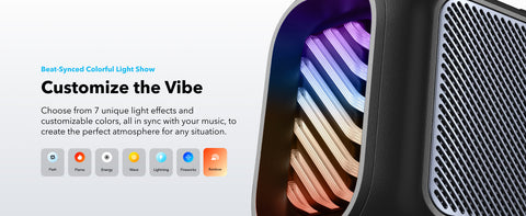 أنكر ساوندكور بوم 2، مكبر صوت بلوتوث محمول، 80 واط - أسود