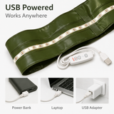 1200-Lumen Inflatable USB LED Camping Tent Light with Magnetic Mount – 65 cm