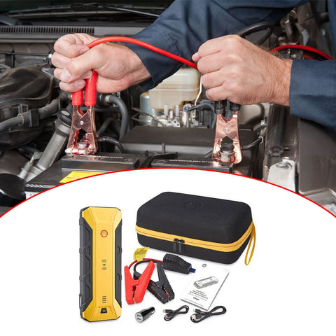 Jump Starter with Wireless Charger and 16000mAh Portable Power Bank